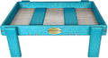Plastic Platform Ground Bird Feeder Tray (Weathered Wood) X2961