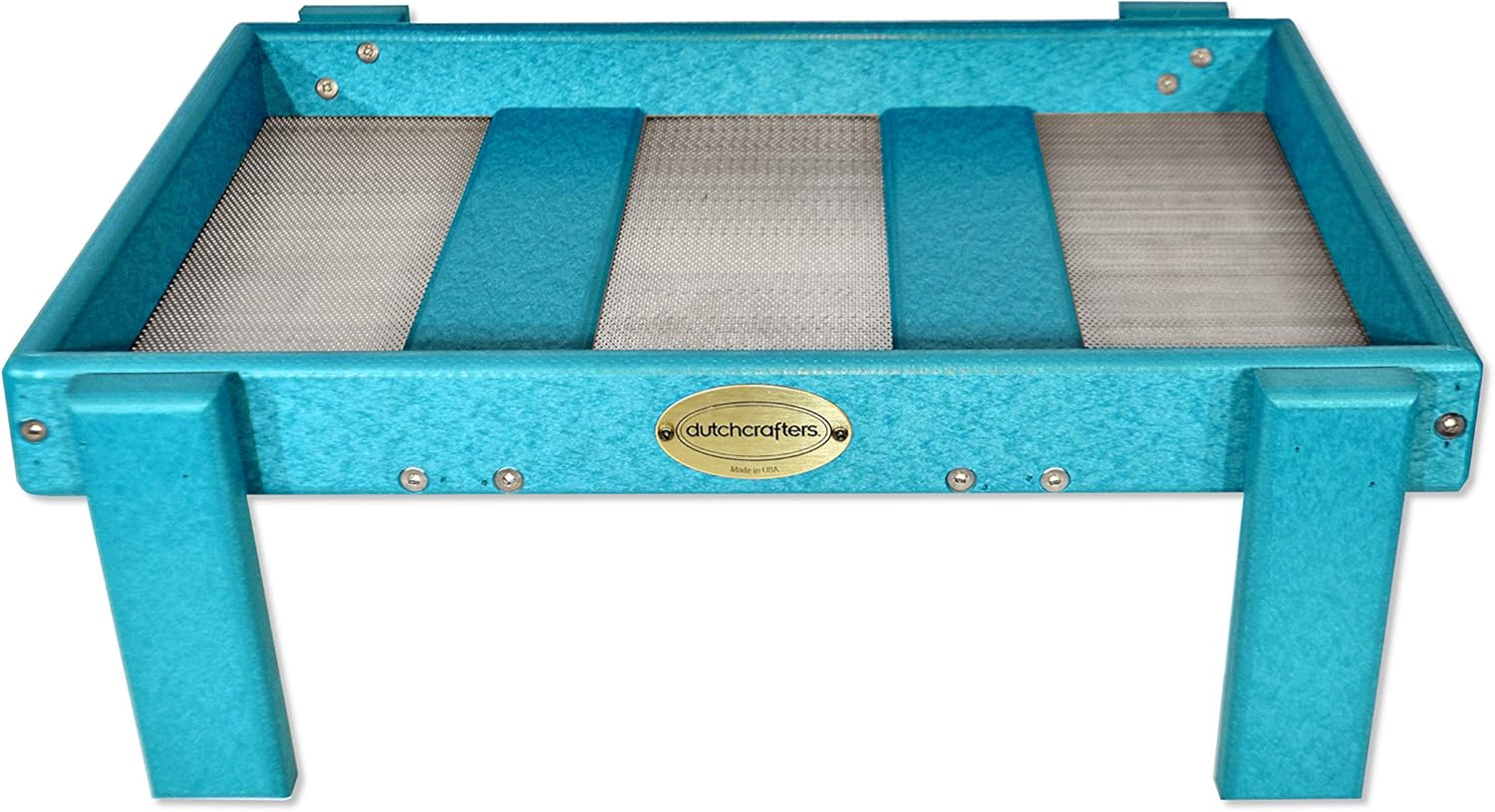 Plastic Platform Ground Bird Feeder Tray (Weathered Wood) X2961