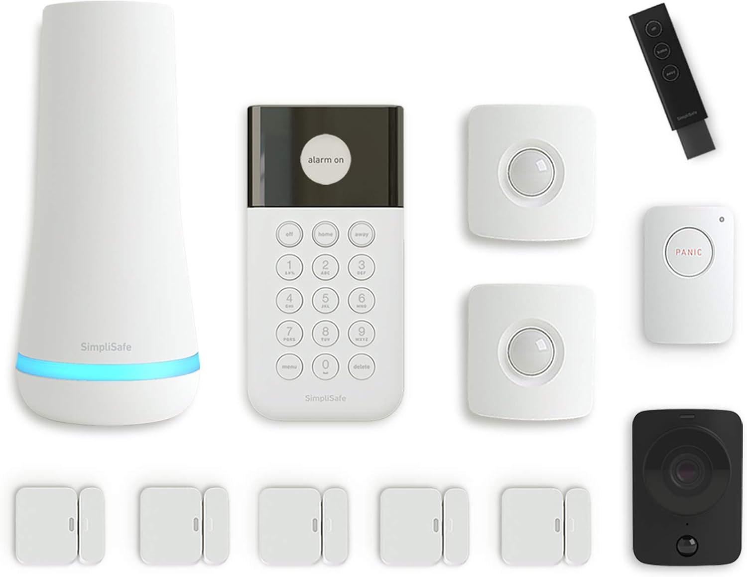 12 Piece Wireless Home Security System with HD Camera M62242