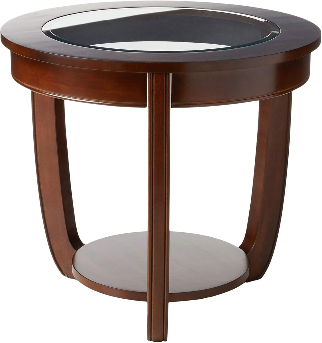 Dark Cherry End Table Z54771