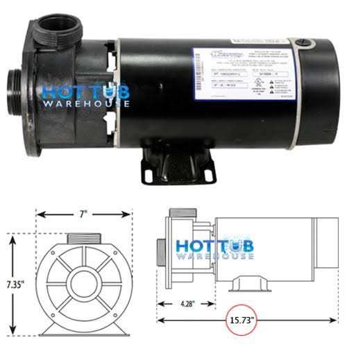 1.5HP 230V 60Hz 2-Speed 48 Frame Center Discharge Pump G6765