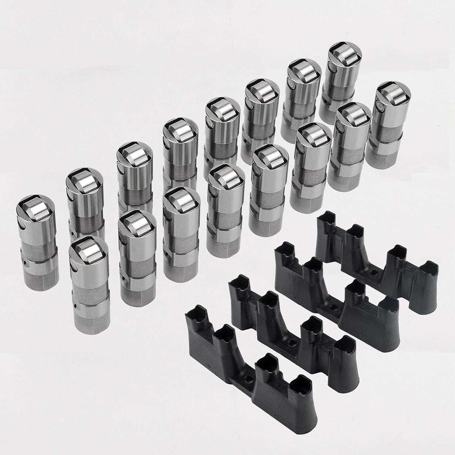 Set of 16 Hydraulic Roller Lifters with 4 Guides Trays H2005
