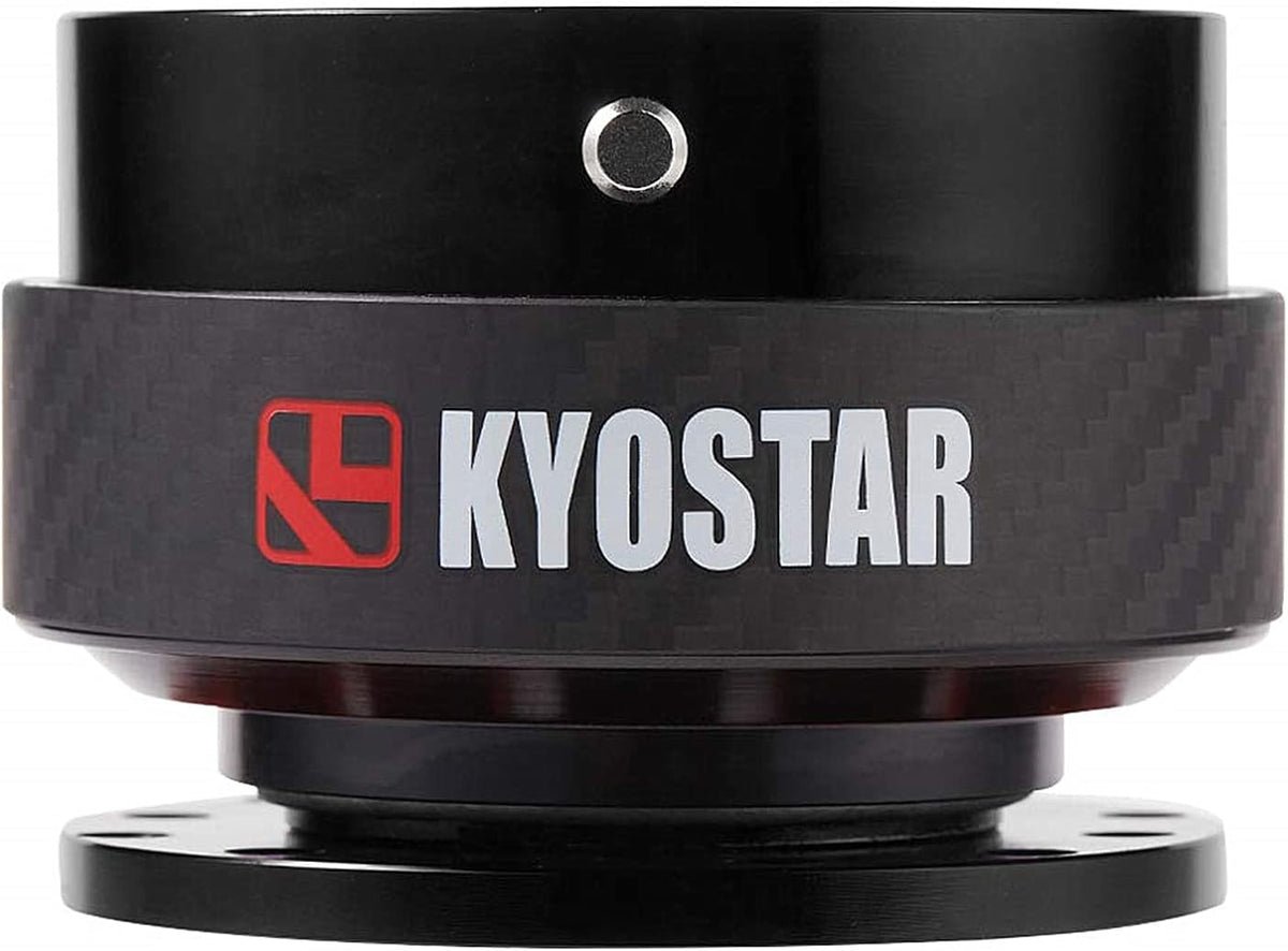 Red Dry Carbon Fiber Steering Wheel Quick Release Hub Adapter Kit C5398