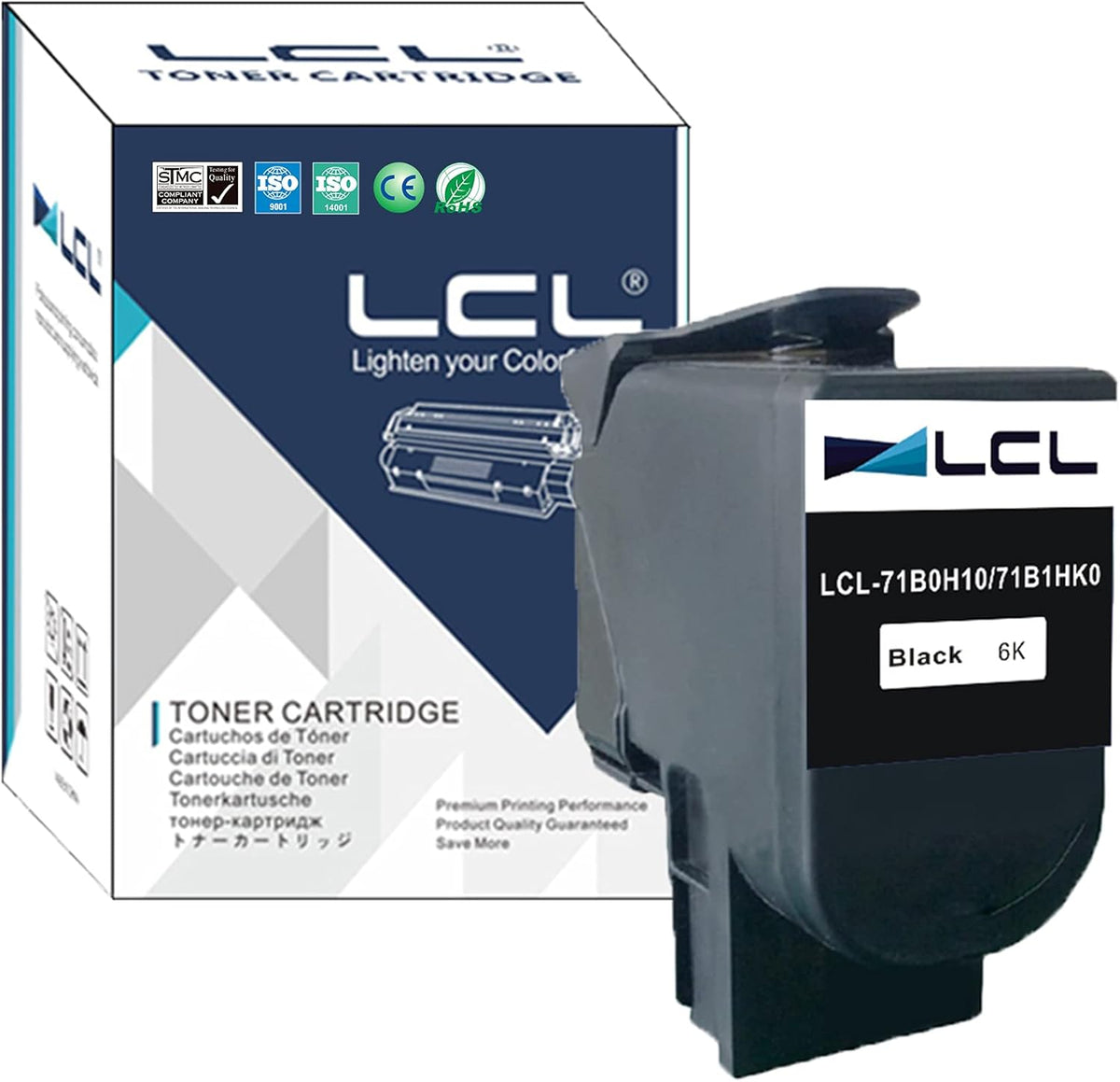 Cyan Compatible Toner Cartridge 3500 Pages (1-Pack) B63844