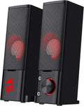 2.0 Channel Stereo Desktop Computer Speakers with Headphone Jack, USB Powered, Pack of 2 U9852