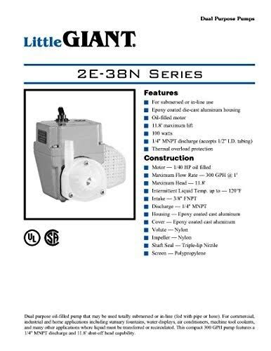 1/4 HP Dual Purpose Pump G4926