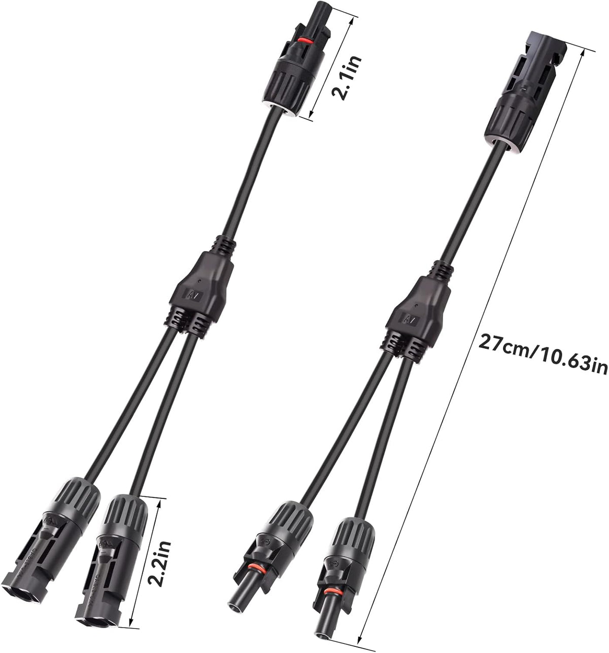 1 Pair Solar Panel Parallel Adapter Q75577