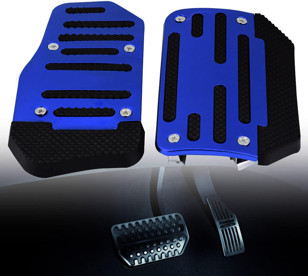 Blue Alloy Nonslip Brake Pedal Cover U335