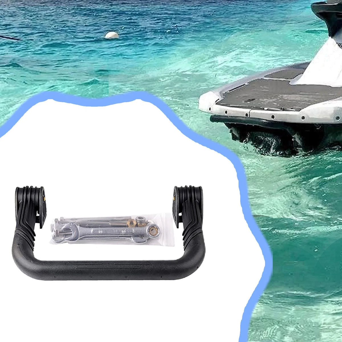 Retractable Boarding Ladder for Motorboat Dinghy Yacht R600865