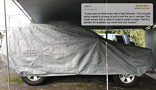 SUV Car Cover with Fleece Lining A958