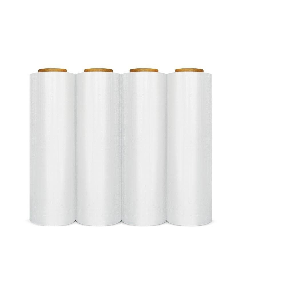 18x22 x 1500 x 65 Gauge Clear Cast Stretch Film Wrap 8 Rolls D42043