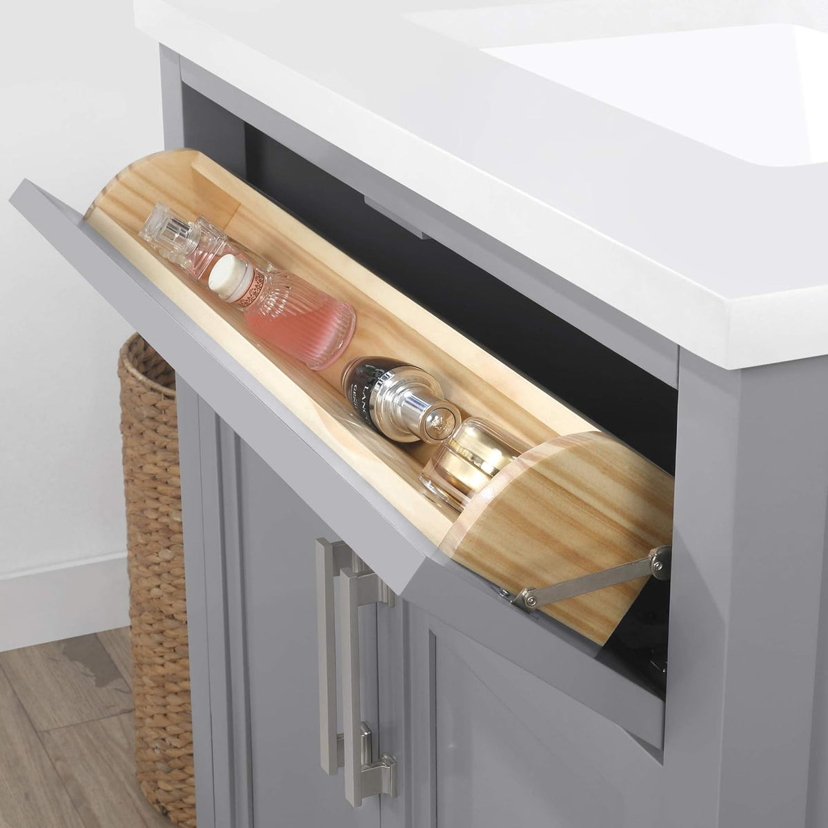 Single Sink Bathroom Vanity in American Grey M1651