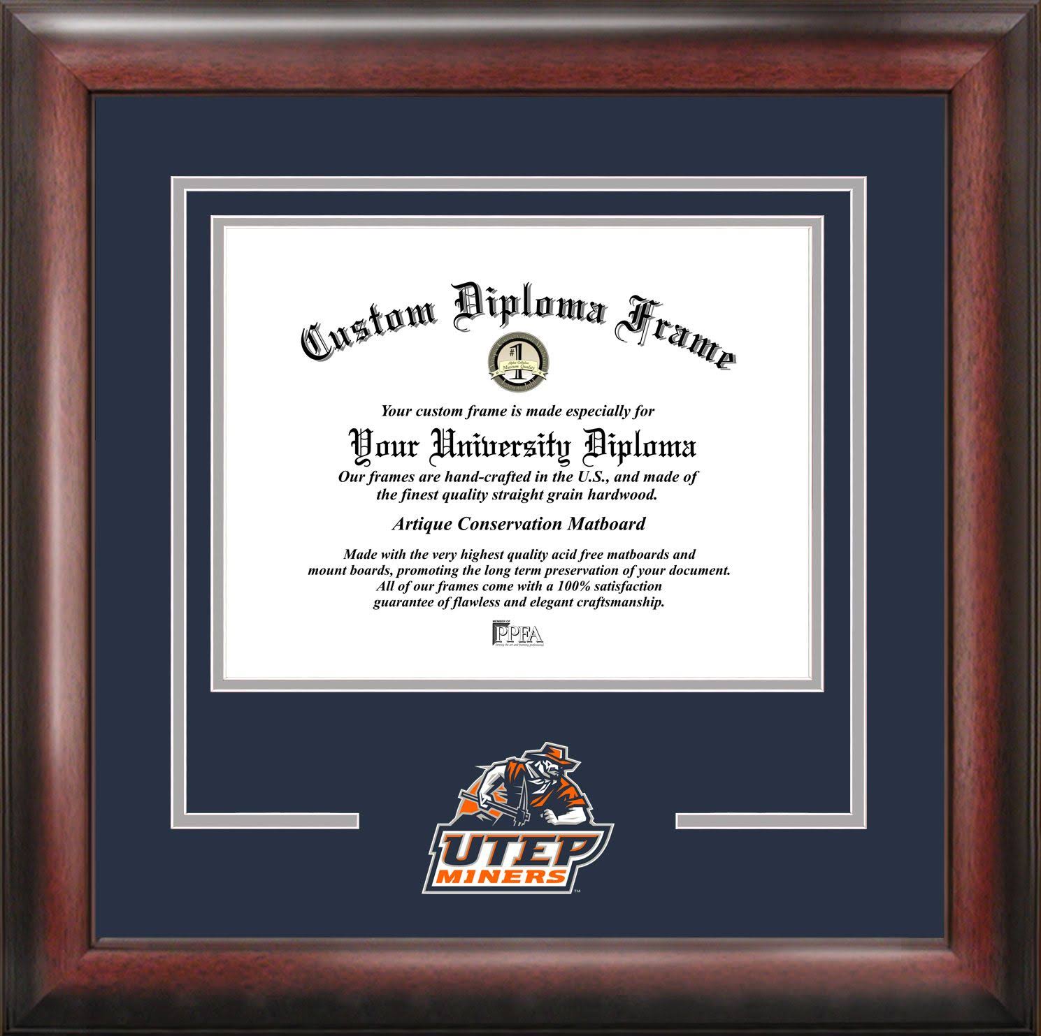 Satin Mahogany Diploma Frame M956850