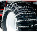 Steel Snow Blower Tire Chains, 2 Link Spacing, Pair Q739091