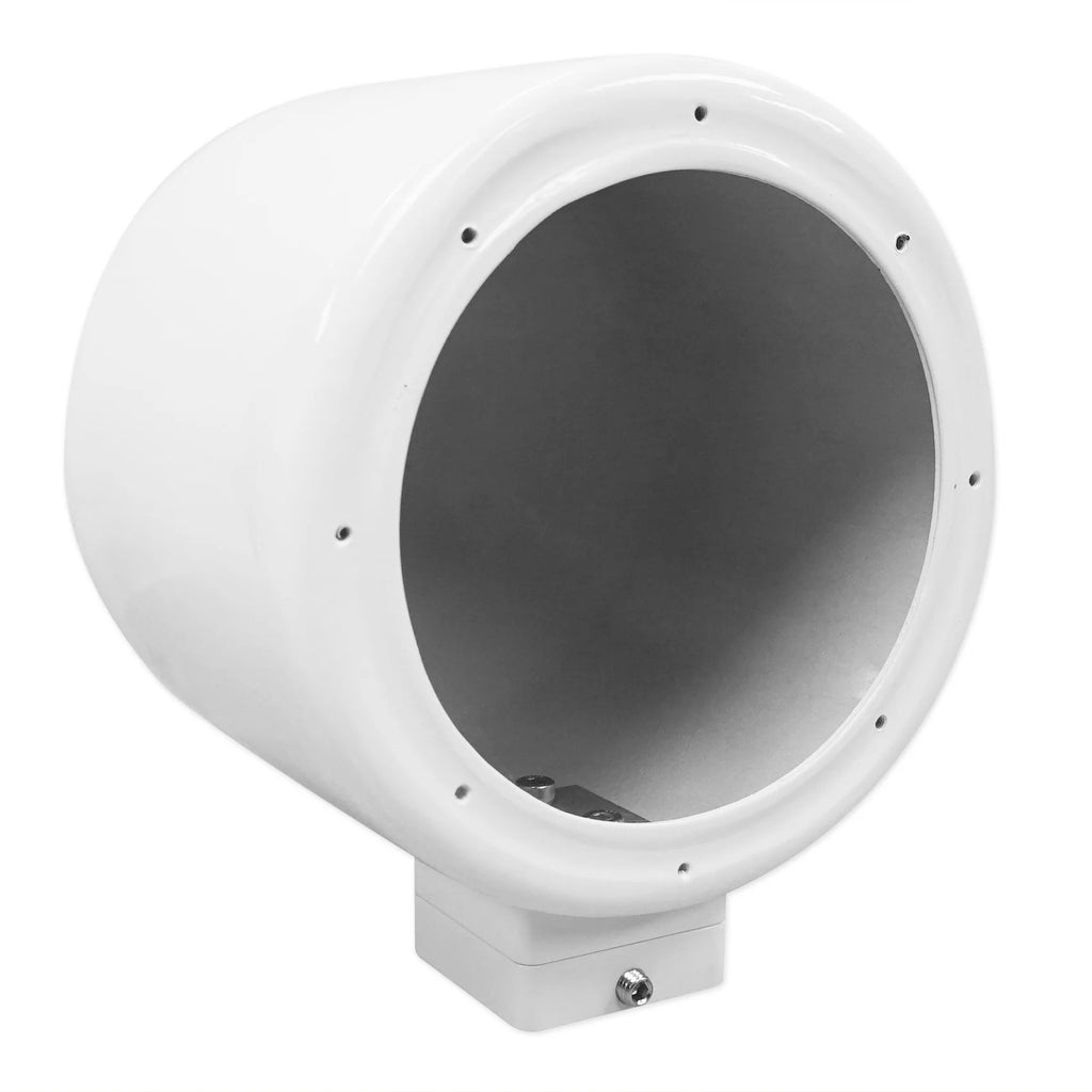 6.5" 360° Swivel White Aluminum Surface Mount Speaker Pods G16867
