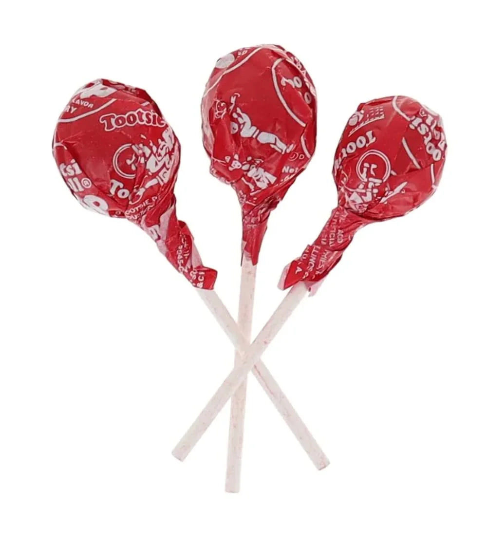 Cherry Tootsie Pops - 2 LB Bulk Bag Y774400