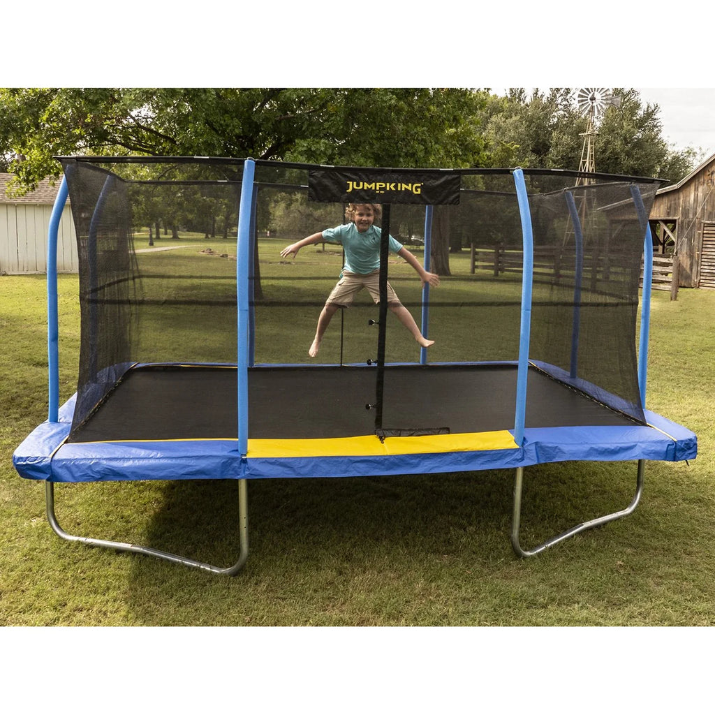 10 x 15-Ft Rectangular Trampoline and Enclosure Net Combo M26982