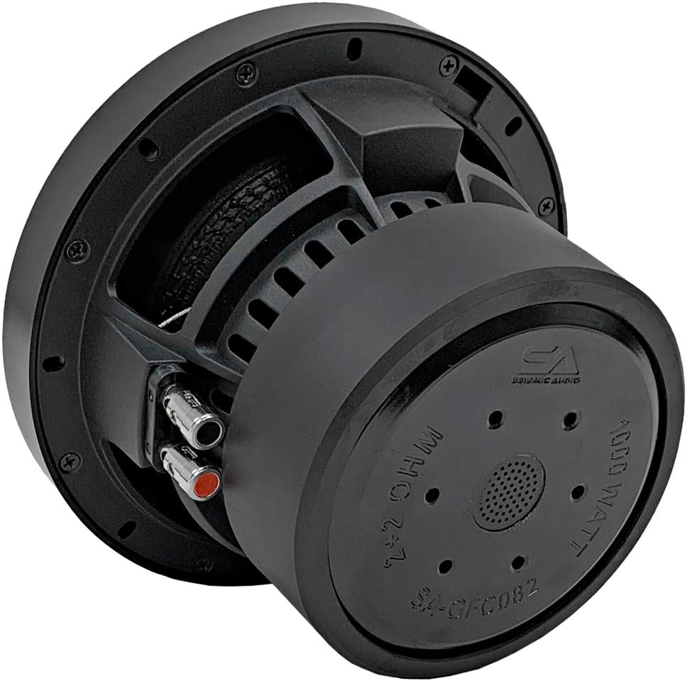 8 Inch 1000 Watt Max Power Dual 4 Ohm Car Audio Subwoofer M1620