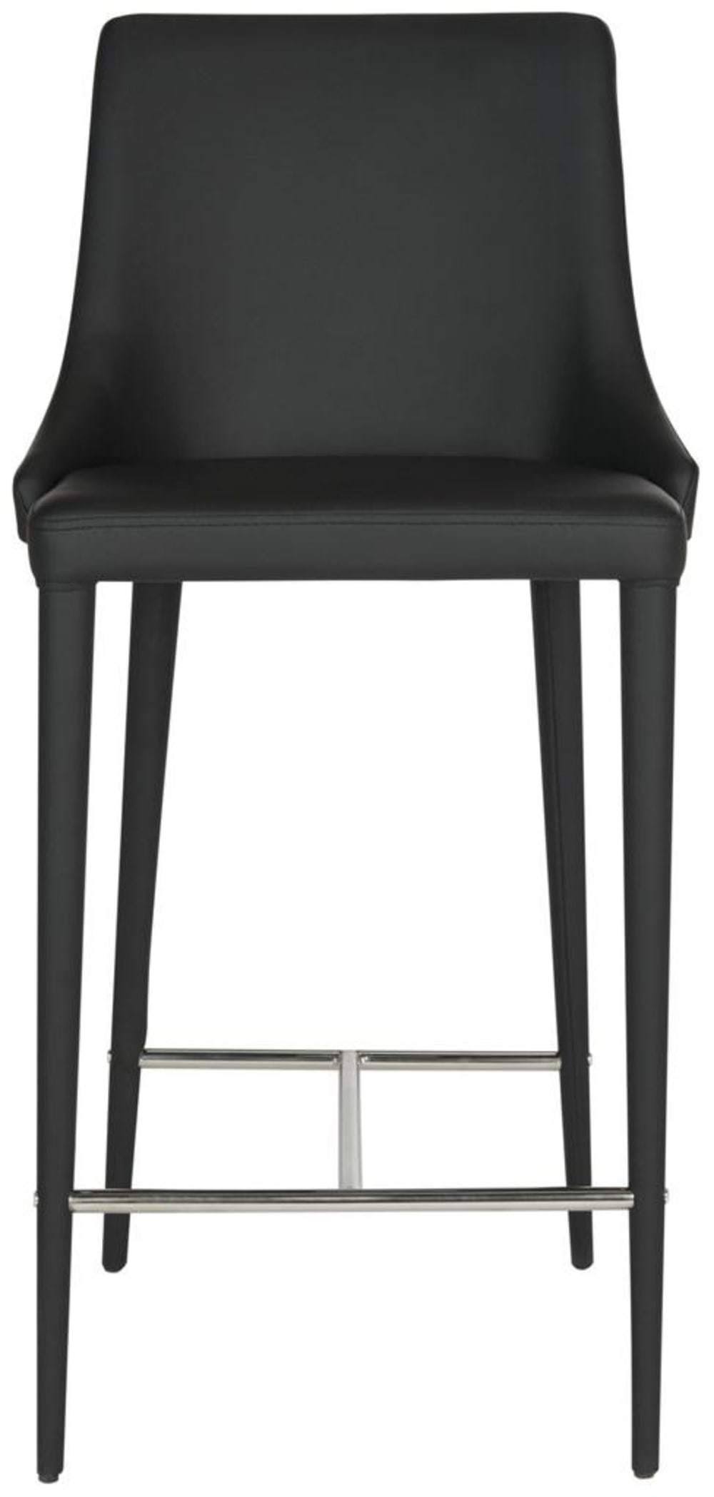 Black Counter Stool Set of 2 K409