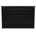 Black Pleated Shades 44x22 x 24x22 L14671