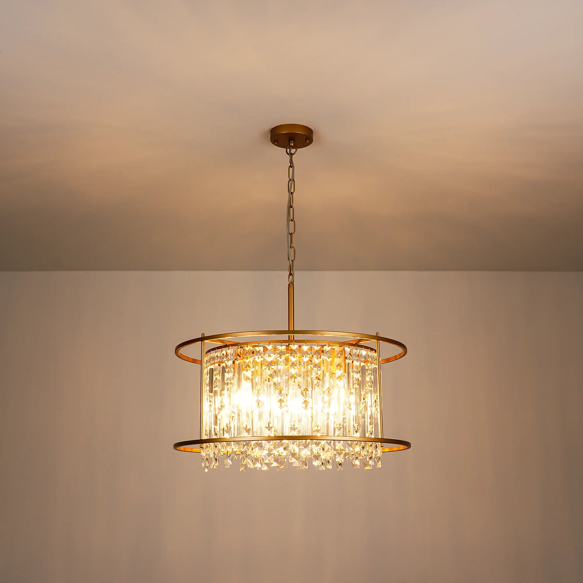 5-Light Dimmable Dome Contemporary Chandelier S672121