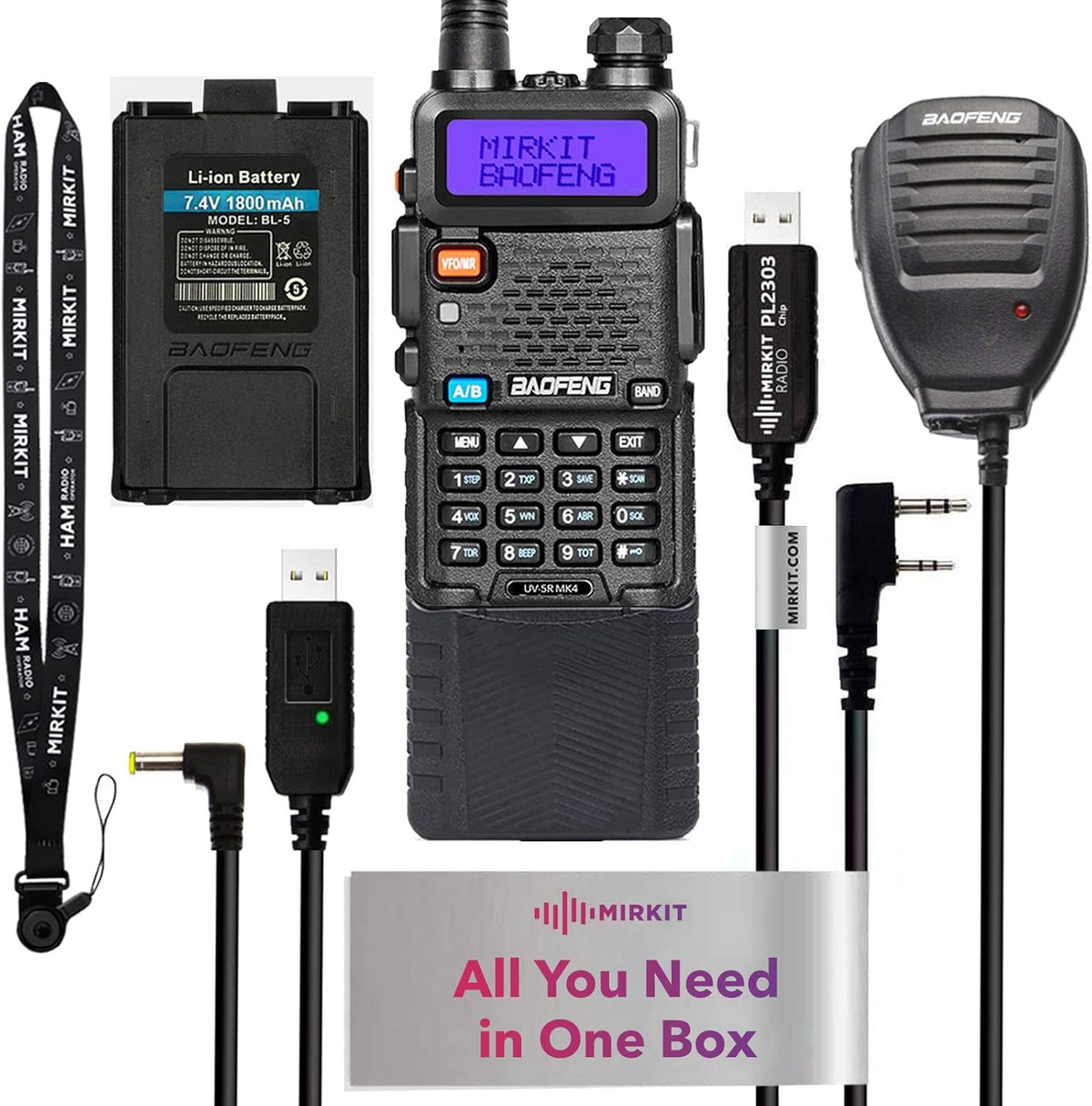 Two Way Radio Pack of 2 with 1800 mAh Li-Ion Battery Pack A879170