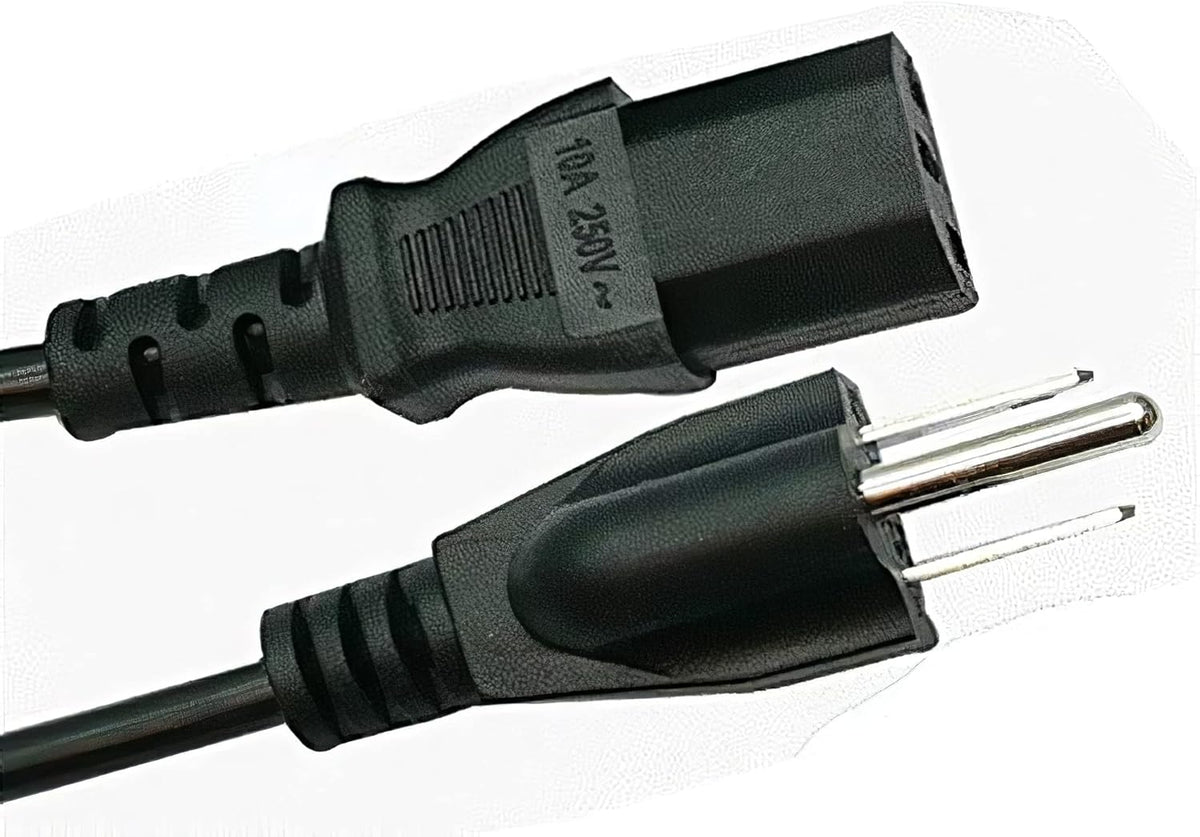 2Pack 6 ft 14 AWG Heavy Duty Computer Power Cord - Black G5163