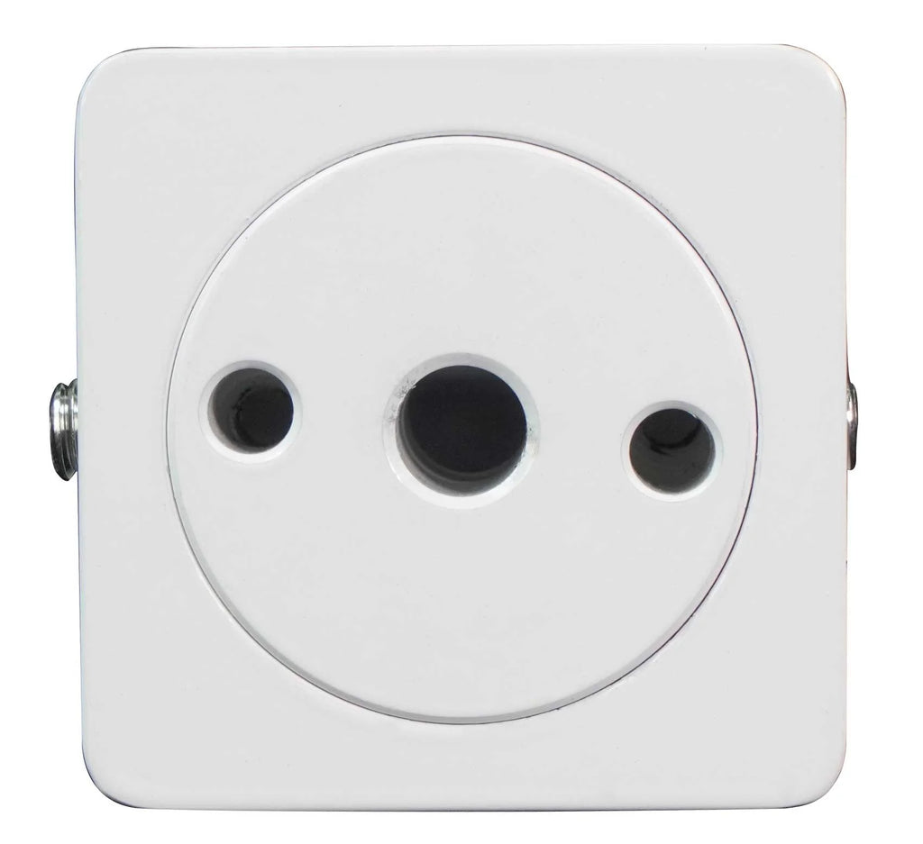 6.5" 360° Swivel White Aluminum Surface Mount Speaker Pods G16867