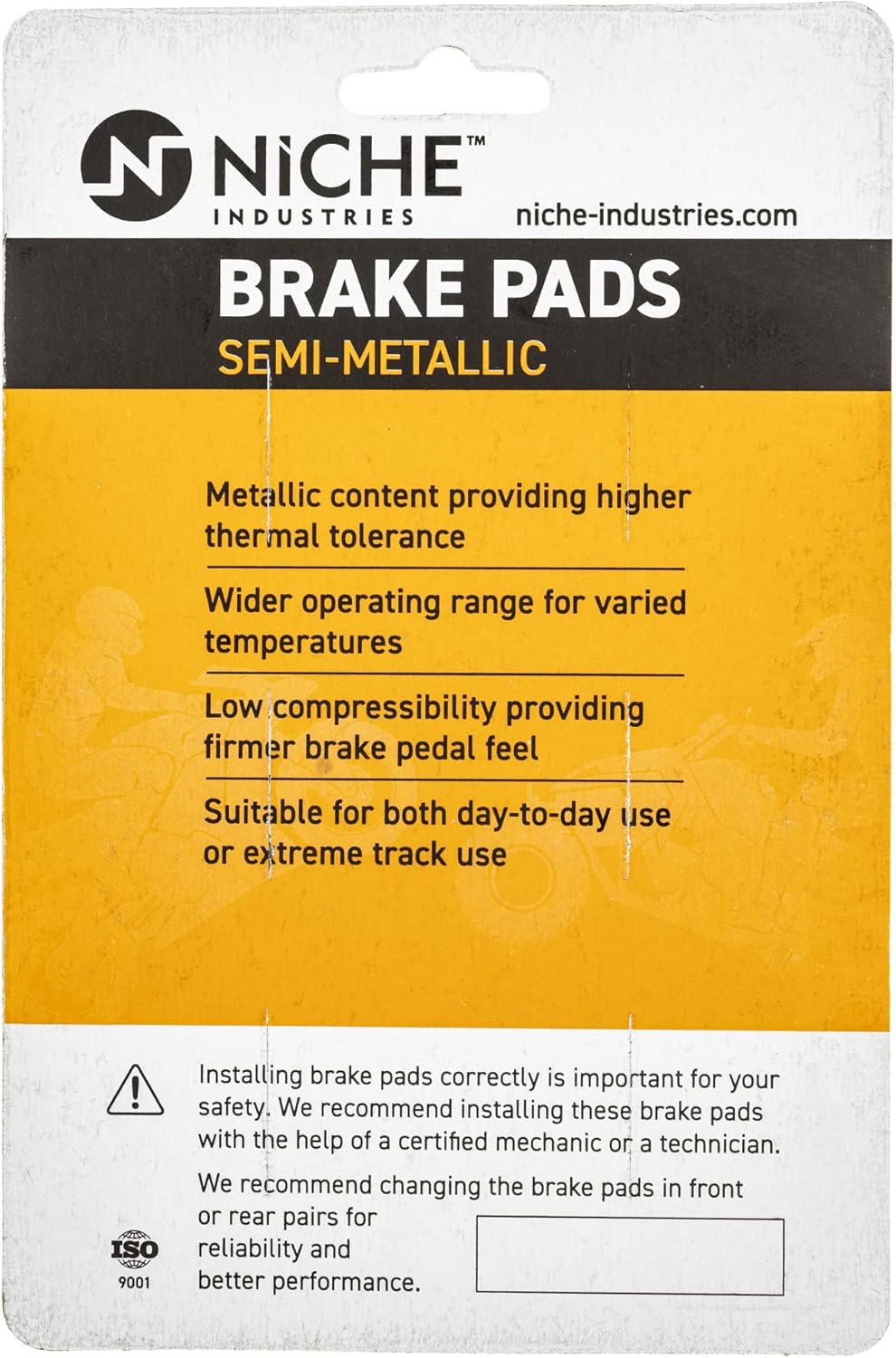 Complete Rear Brake Rotor Pad Semi Metallic Kit L51113