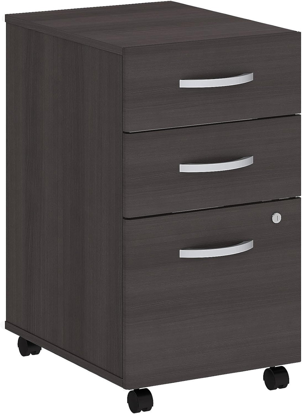 3 Drawer Mobile File Cabinet, Storm Gray R248239