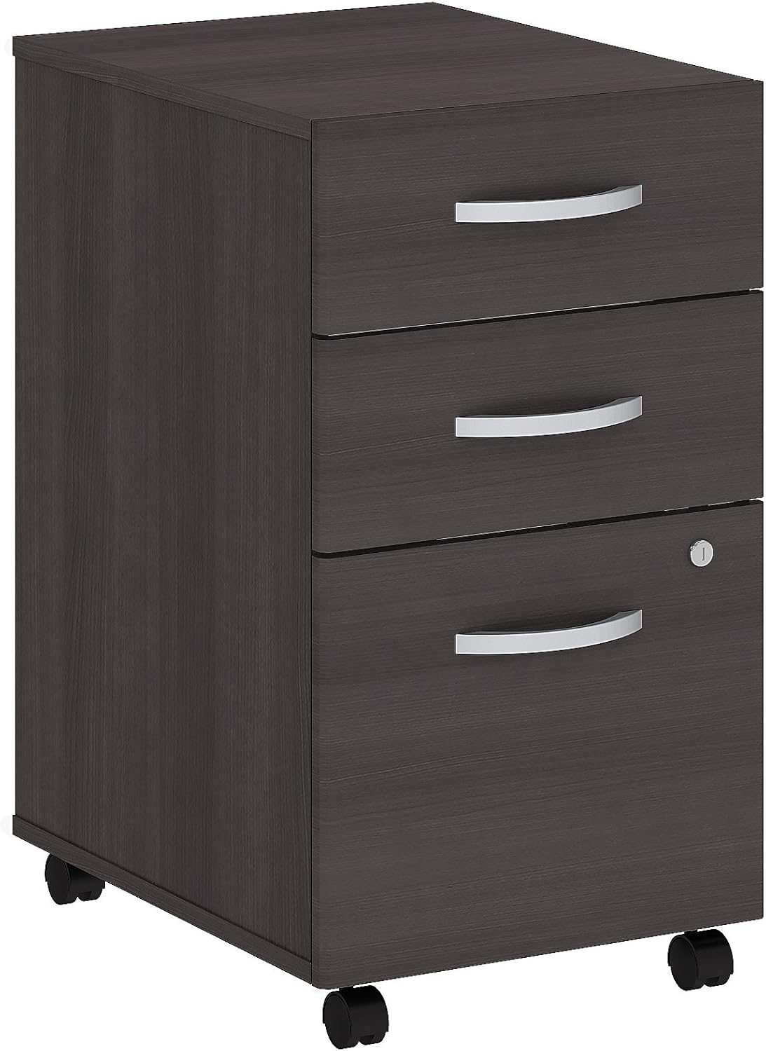 3 Drawer Mobile File Cabinet, Storm Gray R248239
