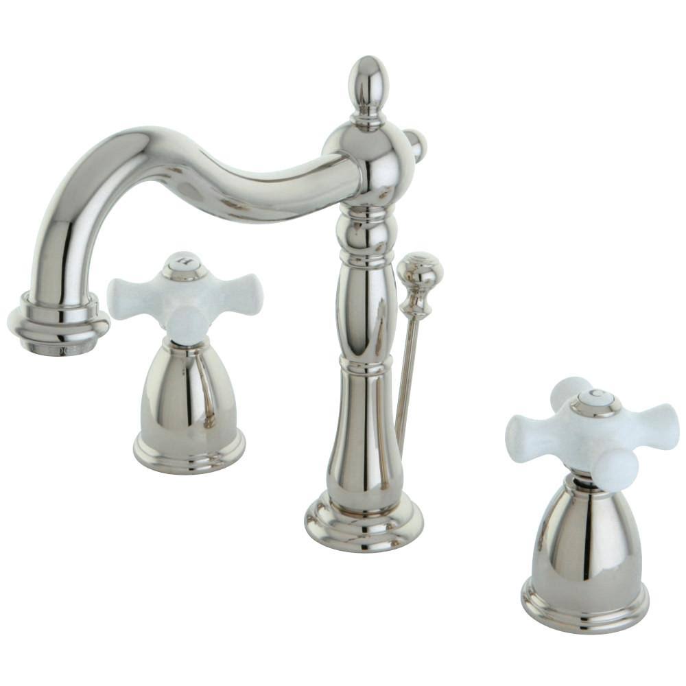 Antique Brass Widespread Bathroom Faucet C599889