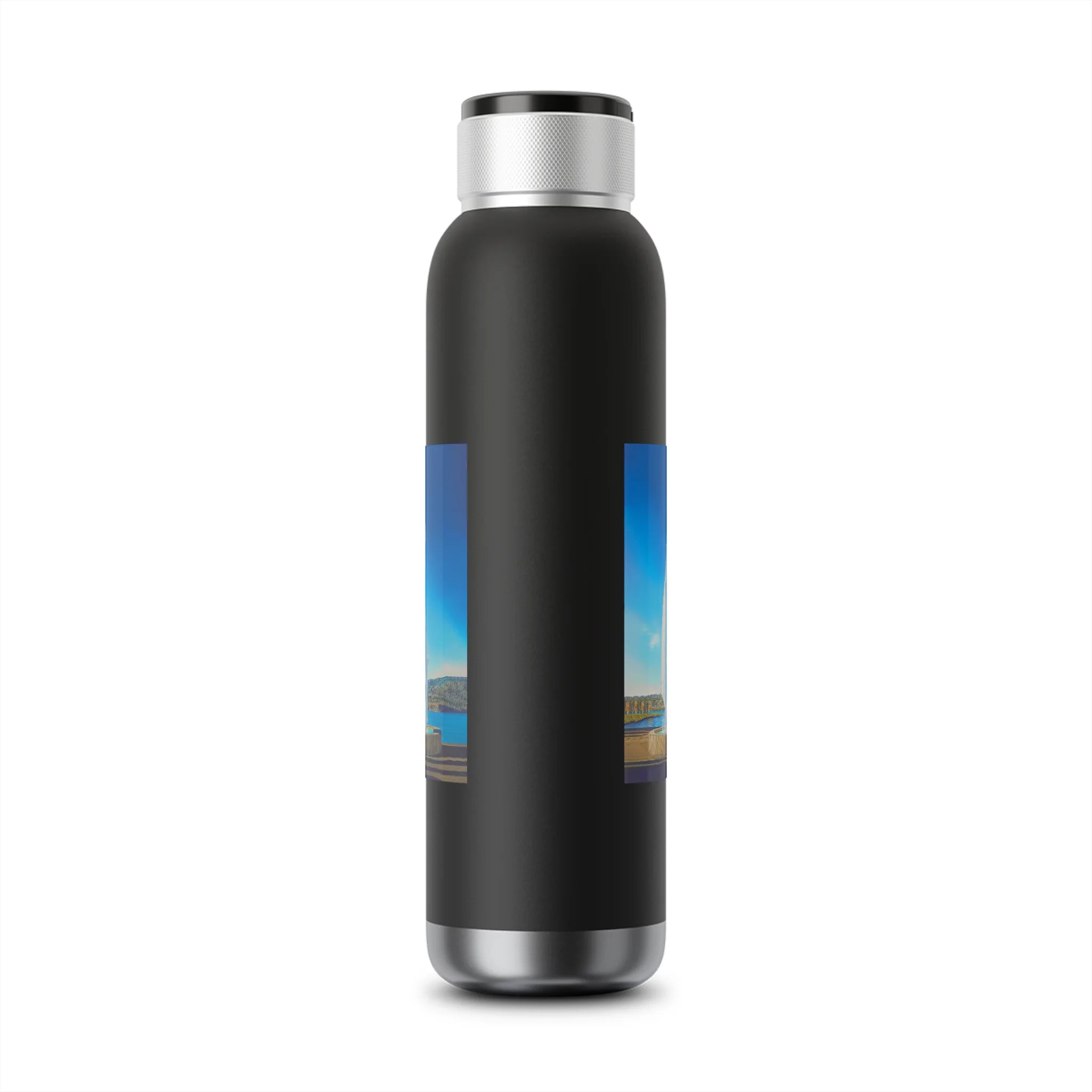 Insulated Bluetooth Water Bottle 22oz with Speaker Lid D3110