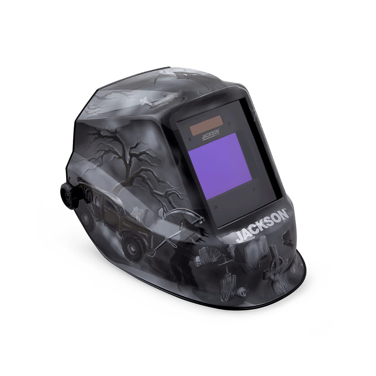 Auto Darkening Welding Helmet, 3/10 Shade Range, 1/1/1/1 Optical Clarity, Black/Grey/White, Pack of 2 Y9811
