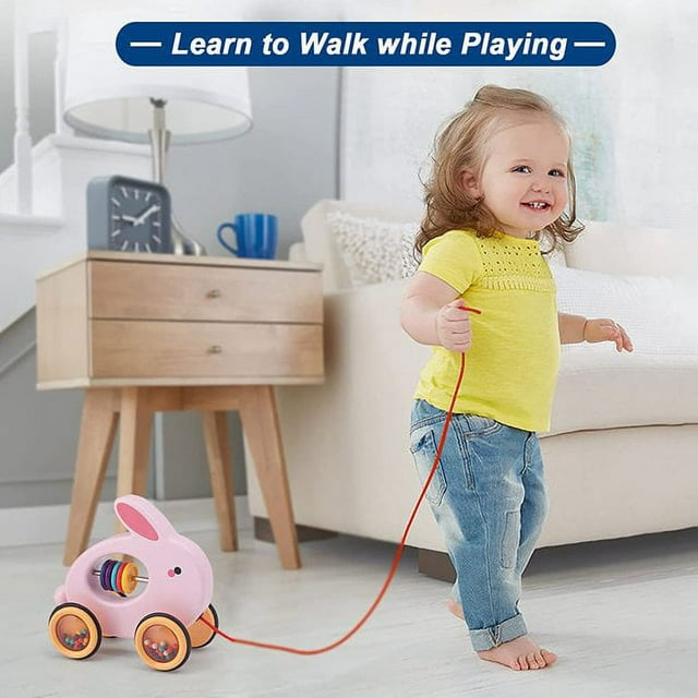 Pull Along Rolling Animal Toy (Rabbit) R59147