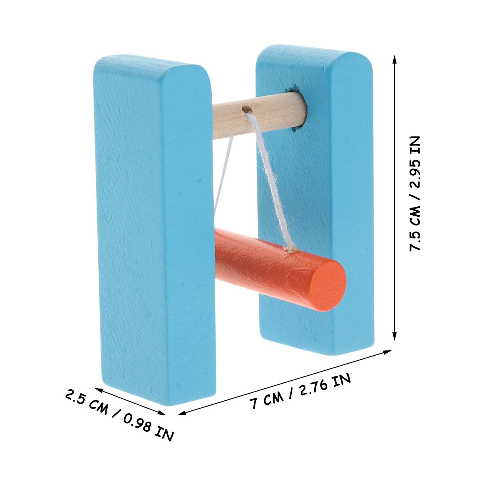 1 Set of Wooden Dominoes Blocks Building Toy E683443