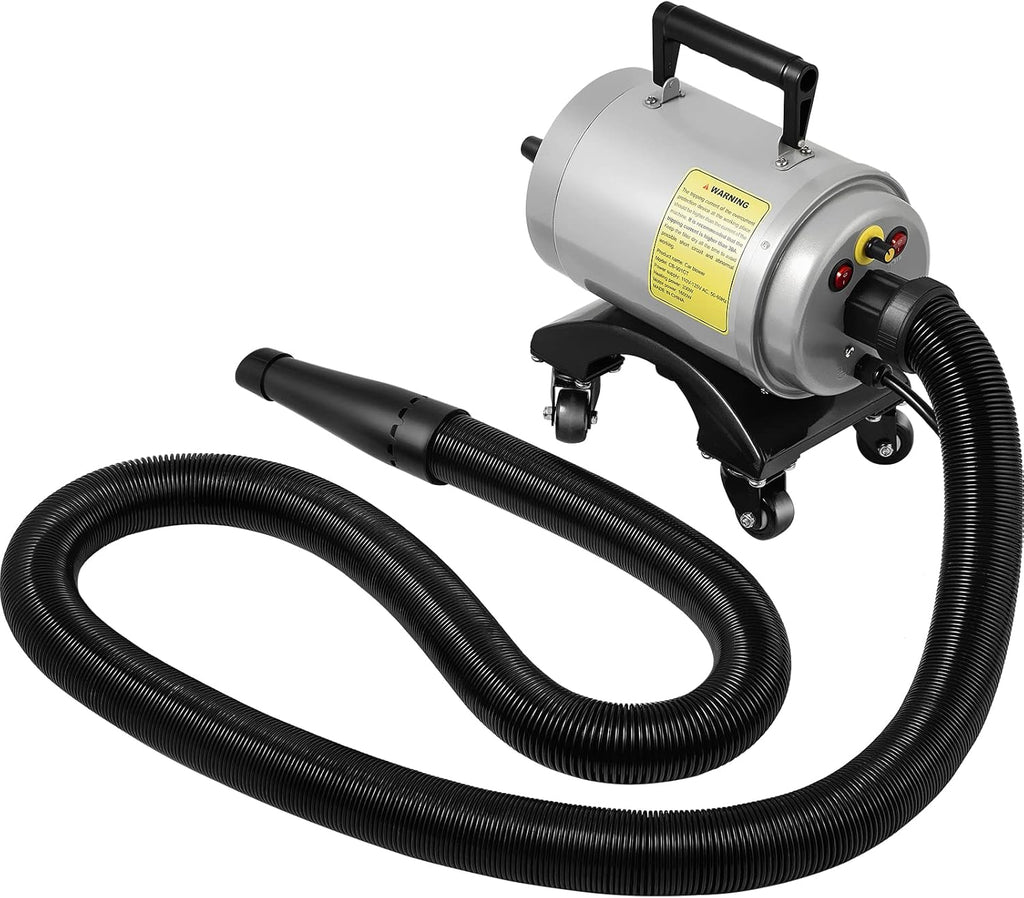 5.0HP 180 CFM 110V Car Air Dryer Blower with Casters, 20 Ft Hose, 2 Nozzles U71082
