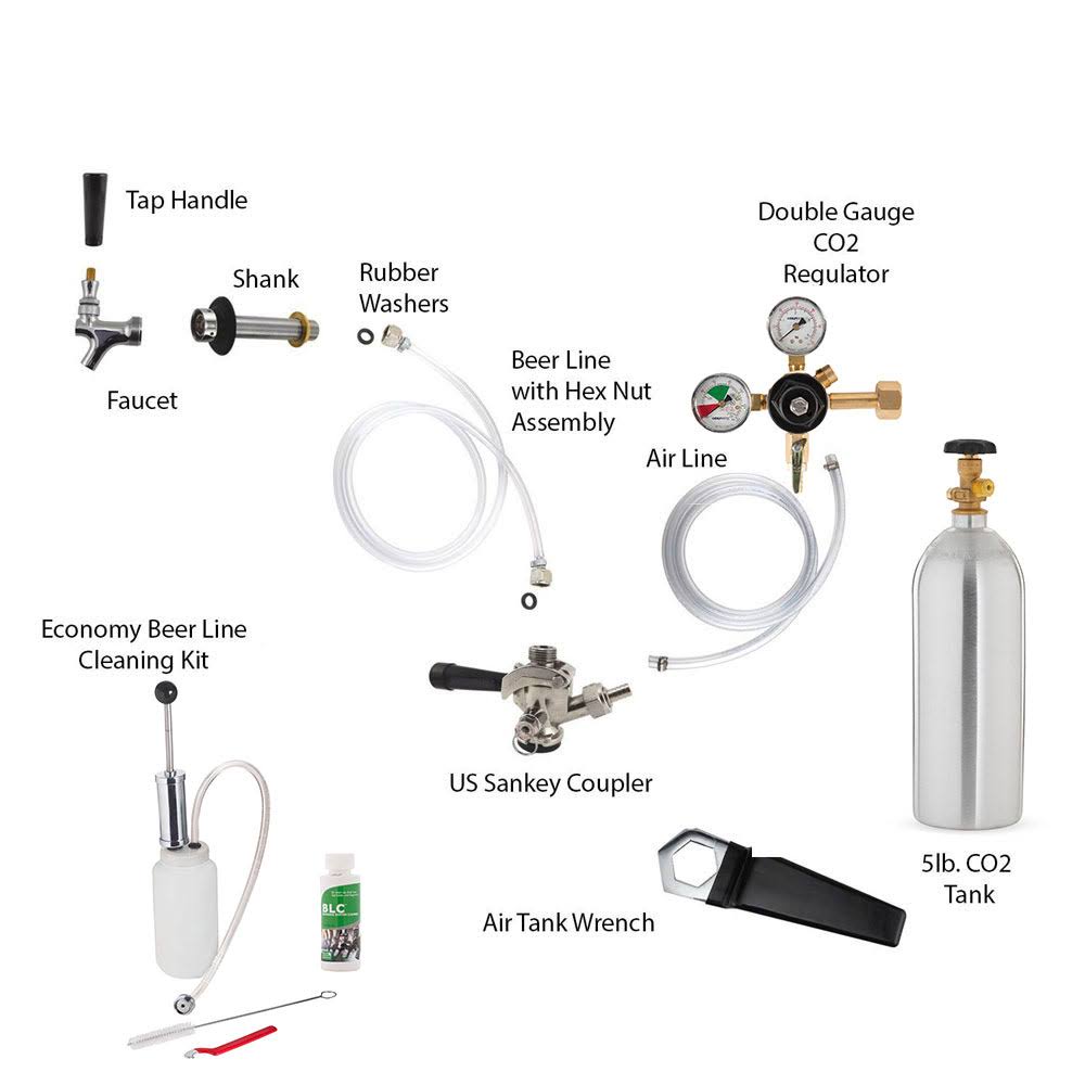Kegerator Conversion Kit with 5lb CO2 Q283097