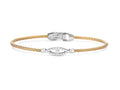Gold Evil Eye Cable Bracelet Z95982