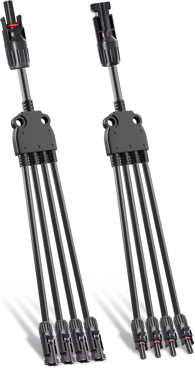 1 Pair Solar Panel Parallel Adapter Q75577