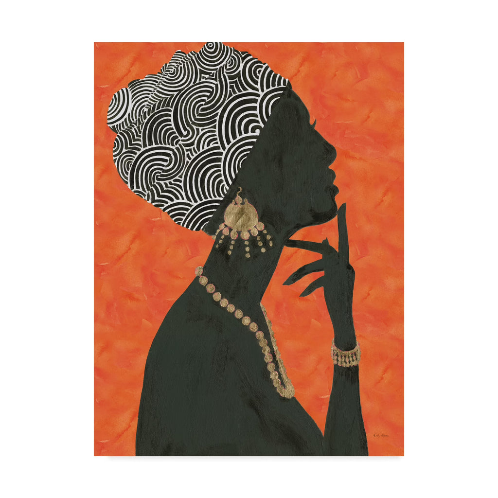 Orange Canvas Art R41576