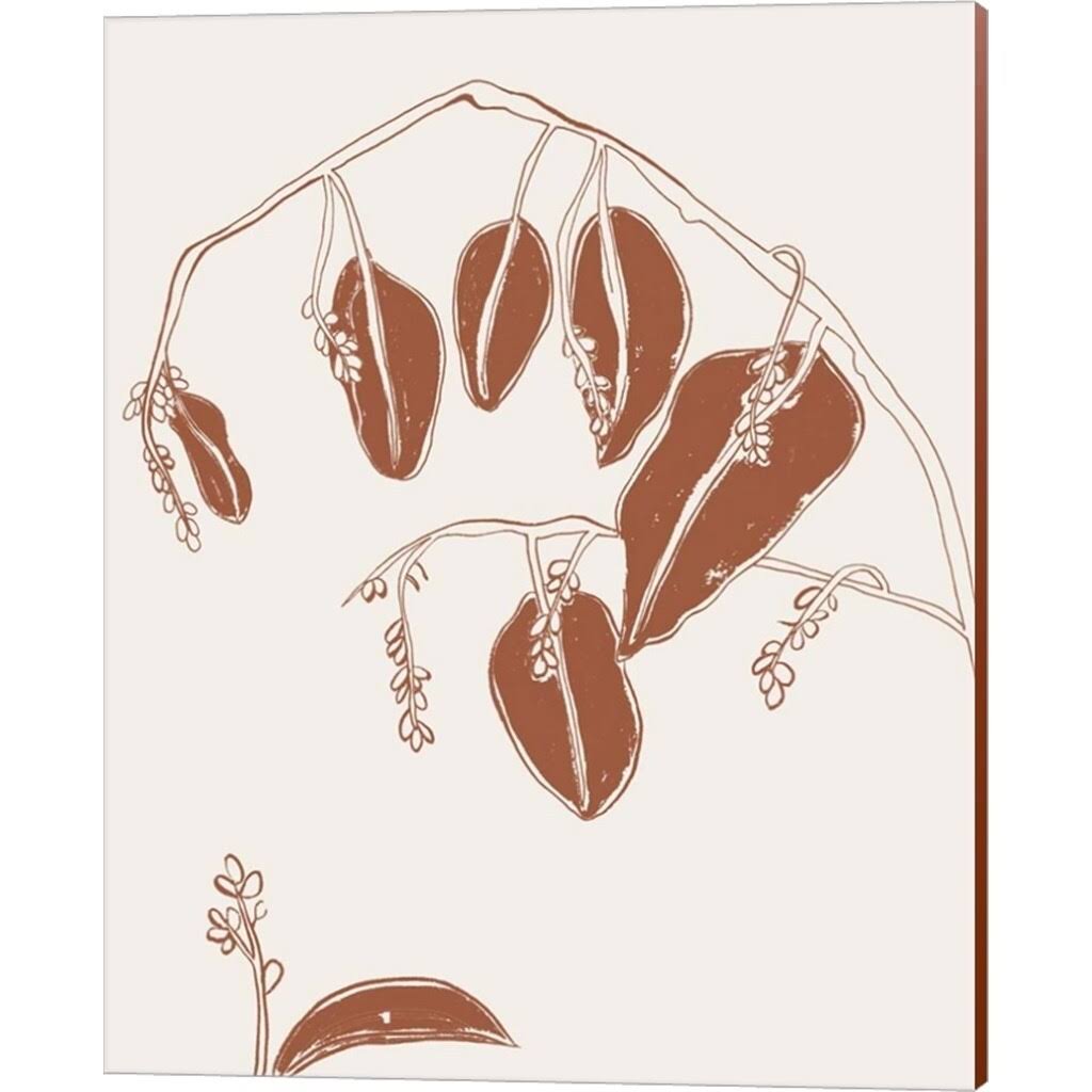 2 Piece Canvas Art Set, 12 x 15, Brown W626079