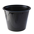 Black 5.5 Ounce Plastic Portion Cup L343906