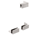 Brushed Nickel Frameless Fixed Glass Shower Panel I156140