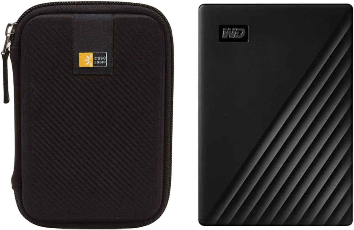 2TB Portable External Hard Drive with Hard Drive Case L23962