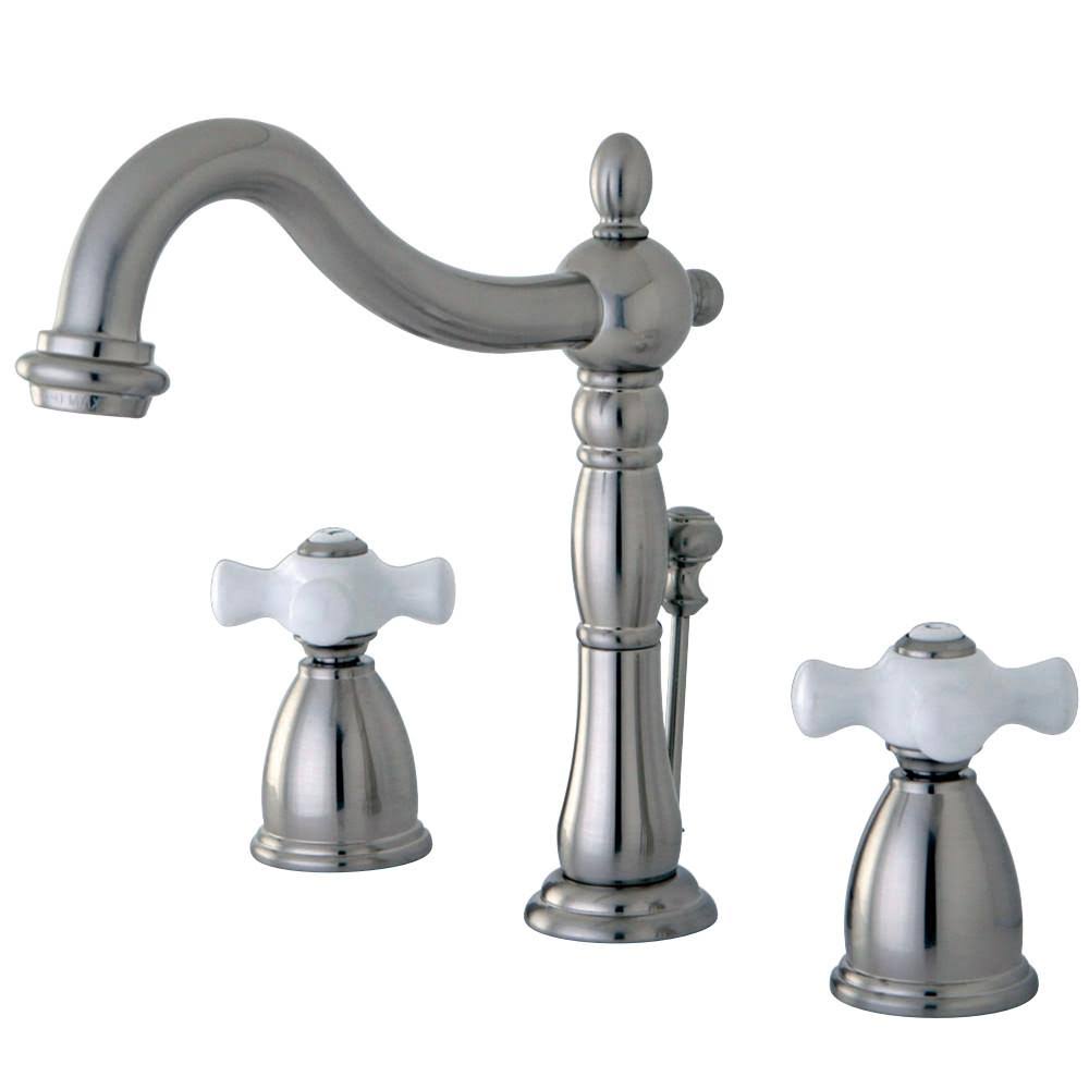 Antique Brass Widespread Bathroom Faucet C599889