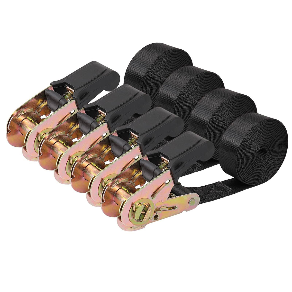 Heavy Duty Nylon Ratchet Straps 2.4m x 25mm J3319