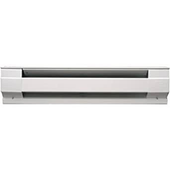 240-Volt White Baseboard Hardwire Electric Zone Heater, 1000-Watt, 48-Inch X3989