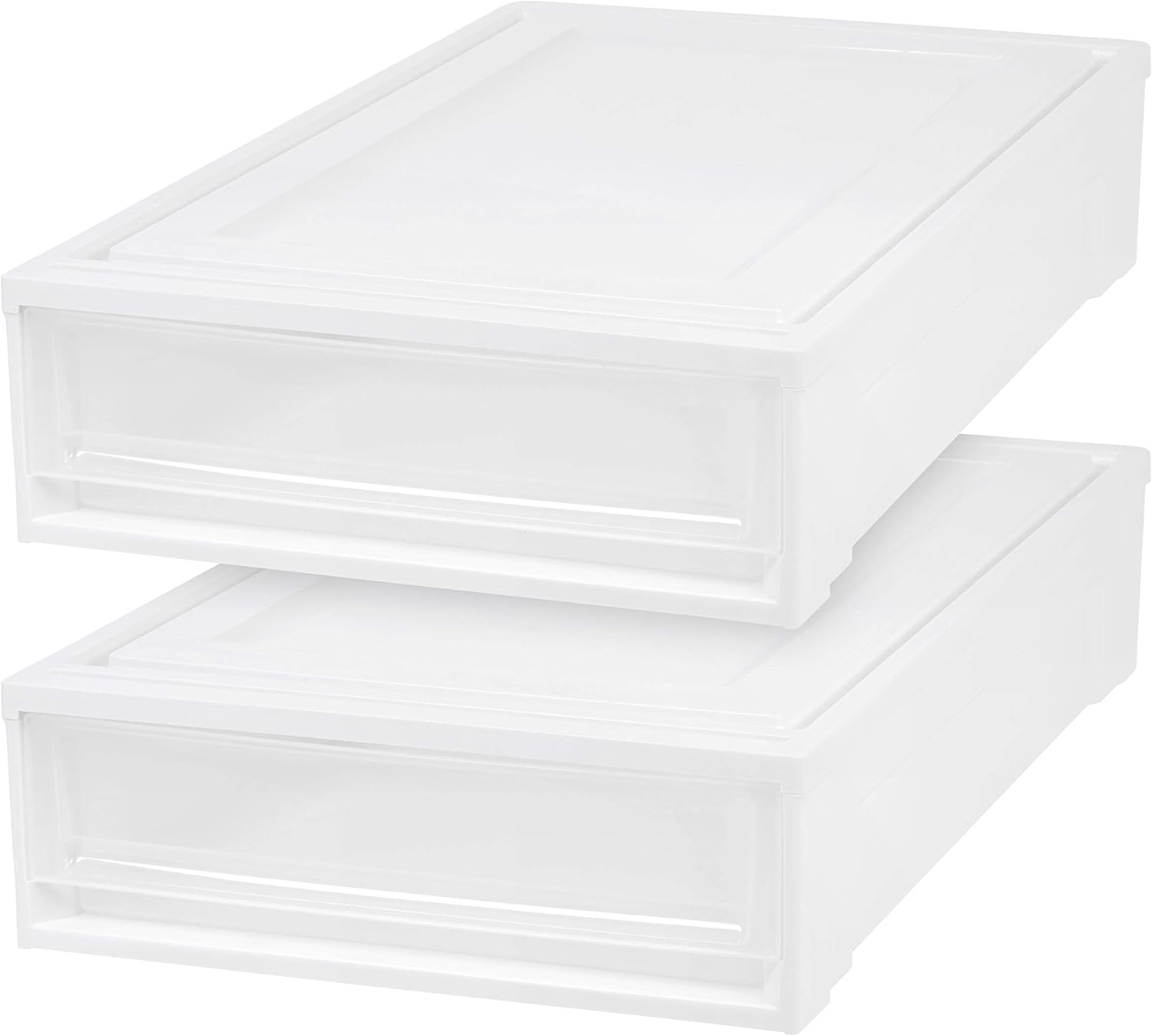 White 4 Pack Shallow Box Chest Drawer K2372
