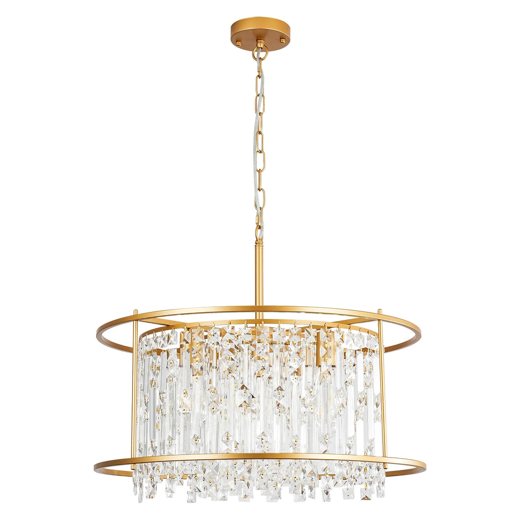 5-Light Dimmable Dome Contemporary Chandelier S672121